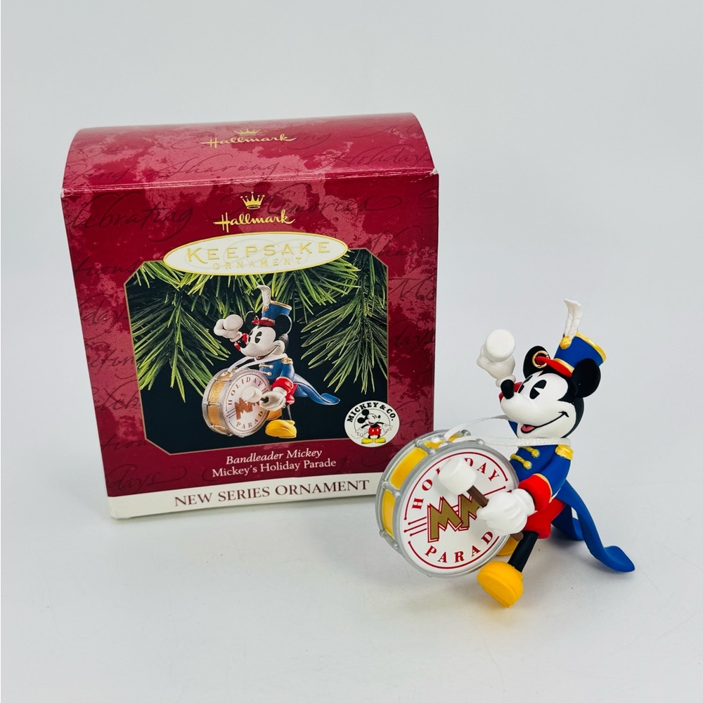 Bandleader Mickey #1 Mickey's Holiday Parade Vtg 1997 Hallmark Ornament Disney